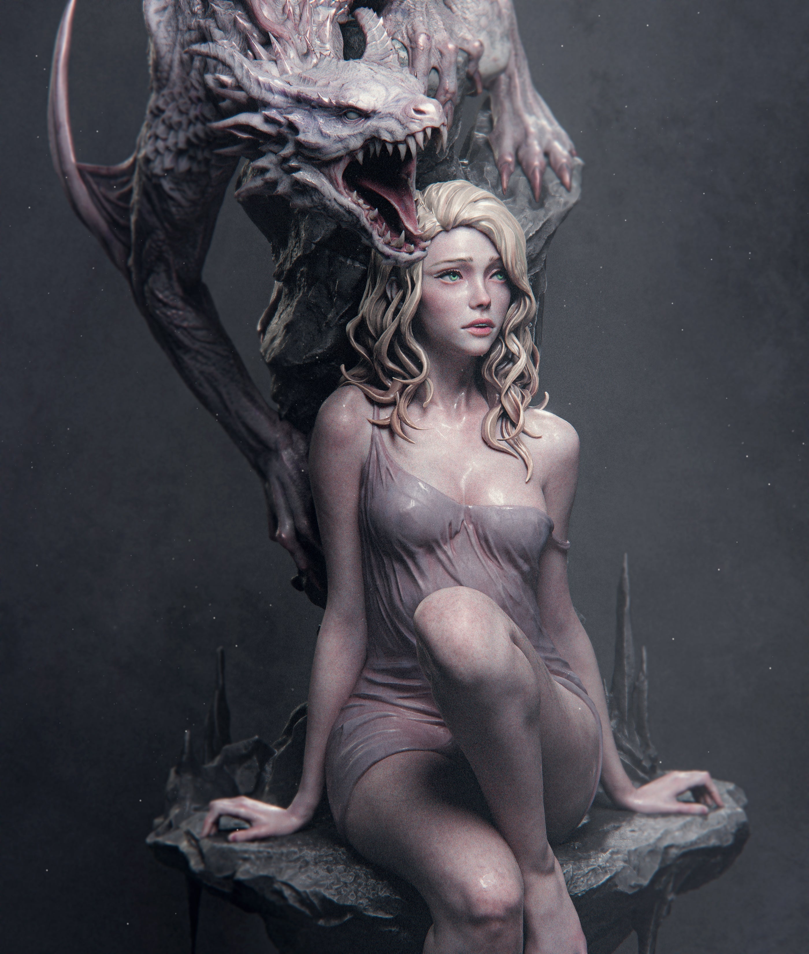 Elegy of the Wyrm - CA3D Original Figure - 1:6, 1:9 Scale Figures & Bust