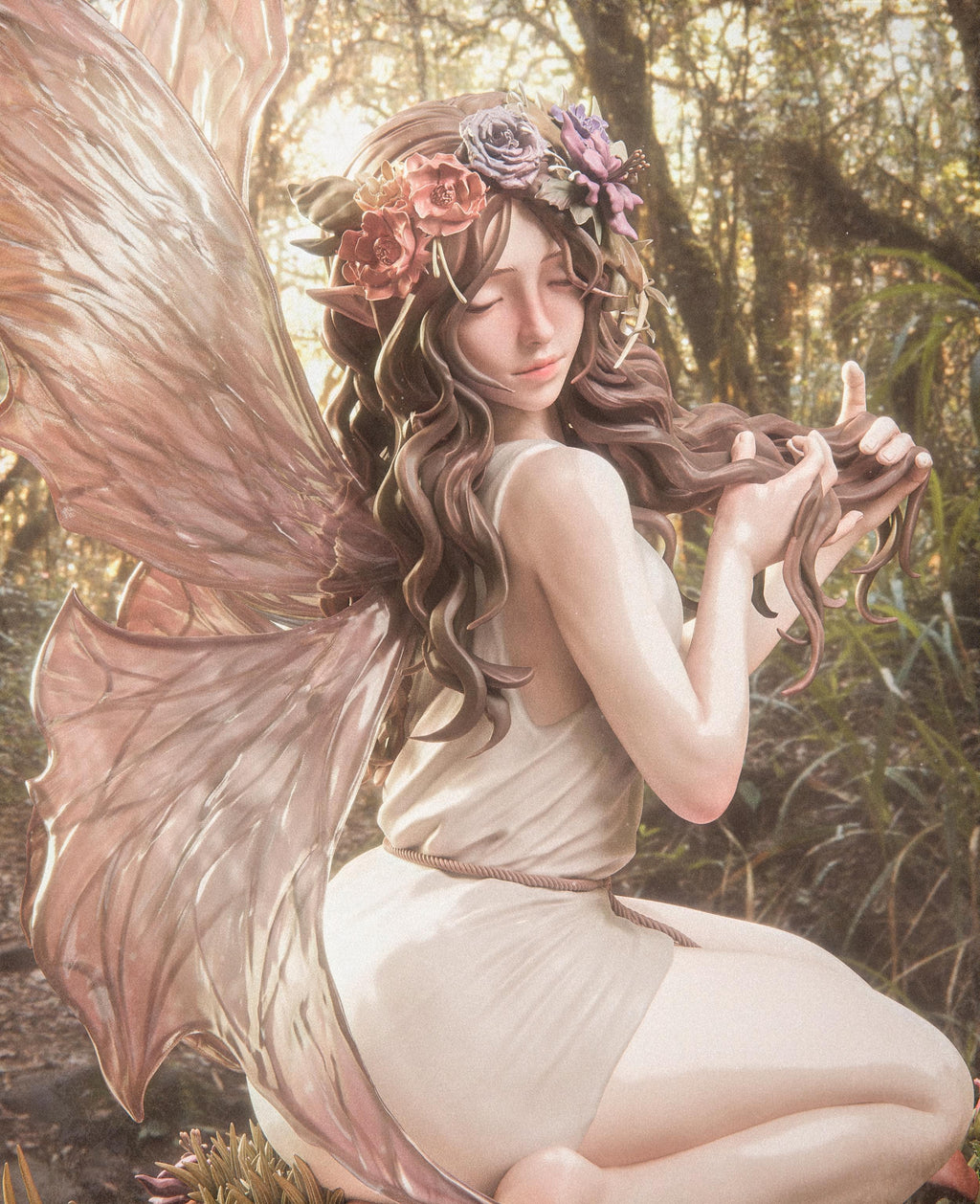 Fairy Blossom - 1:6, 1:9 Scale Figures & Bust