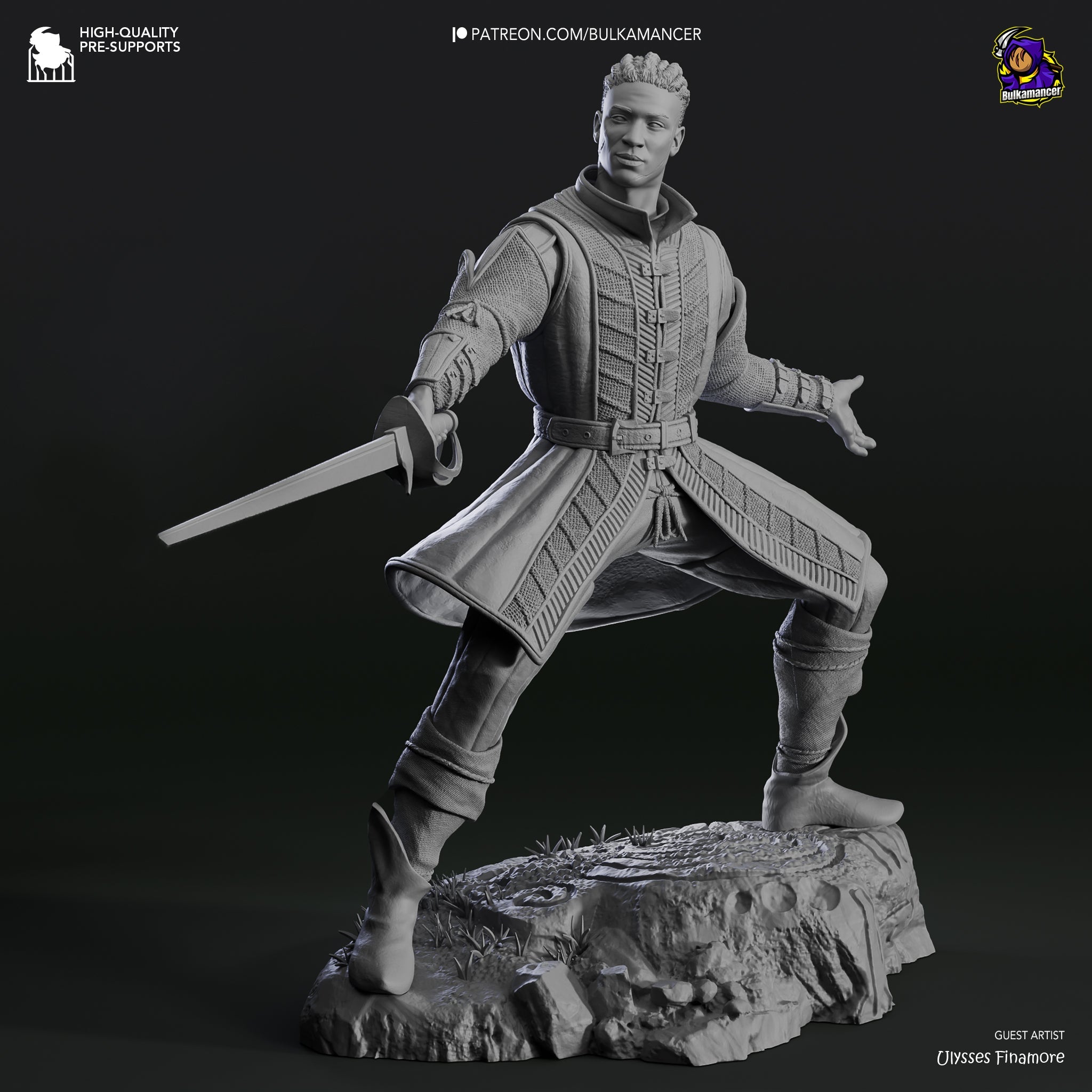 Wyll - Baldur's Gate - 1:8 Scale Figure
