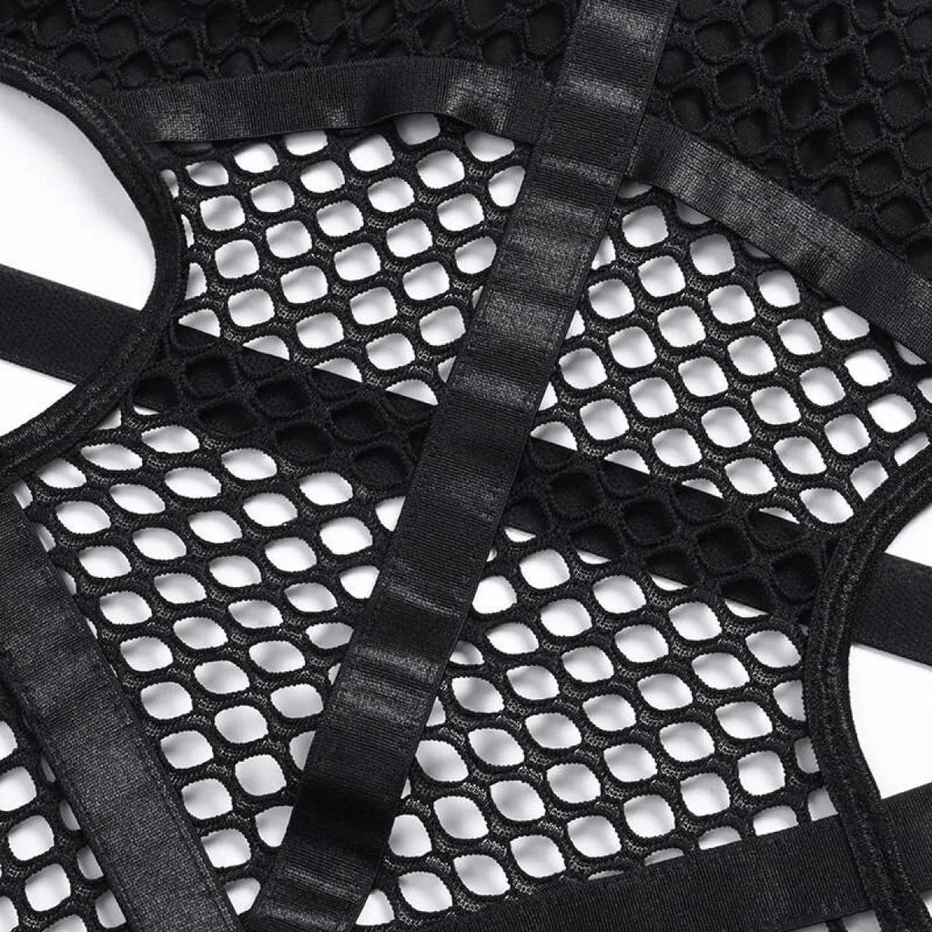 Gothic Fishnet Bodysuits