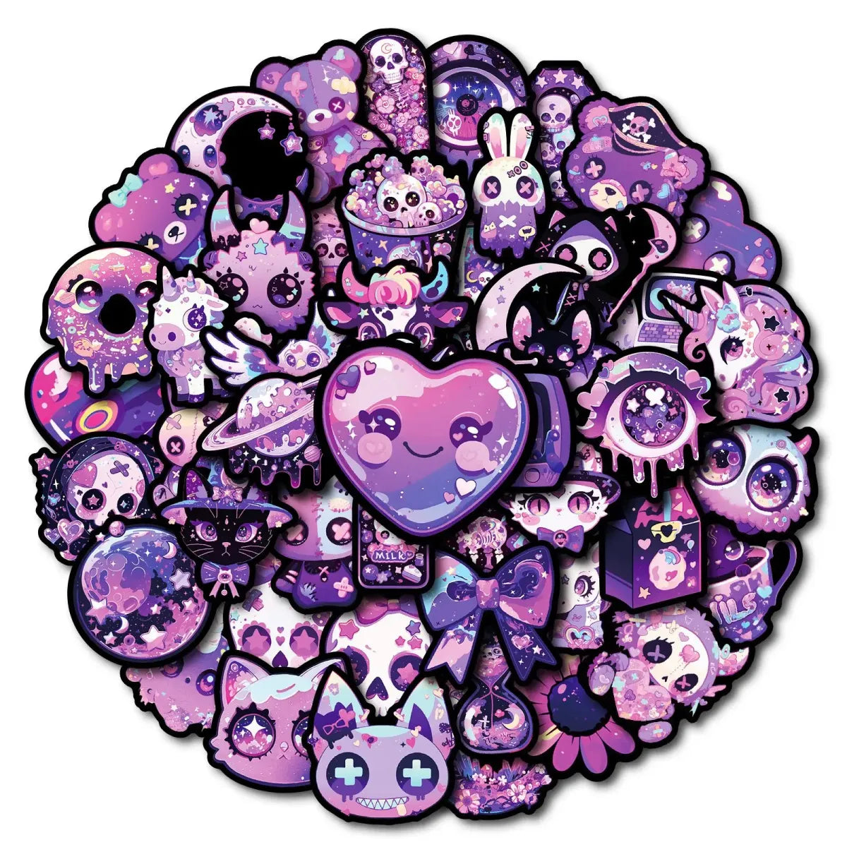 Gothic Horror Stickers Set
