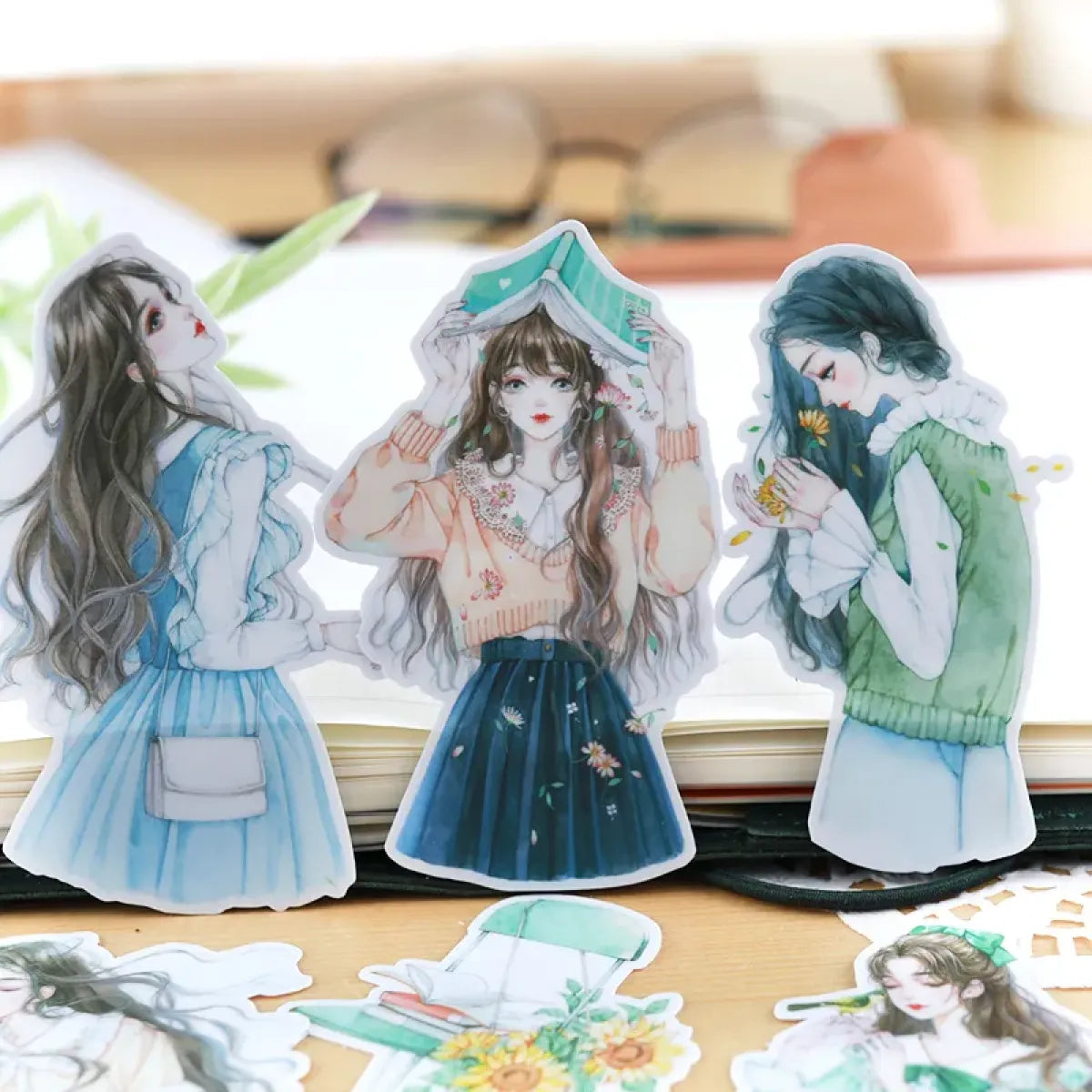 Handbook Cute Stickers - DIY Photo Album & Character Decoration