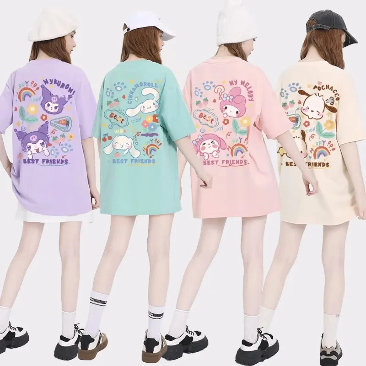 Harajuku Anime Graphic T-Shirt