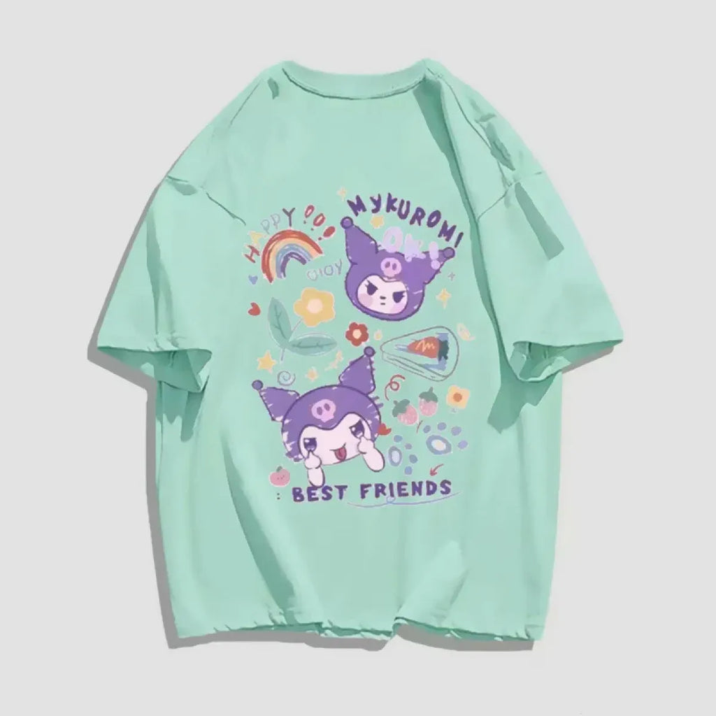 Harajuku Anime Graphic T-Shirt