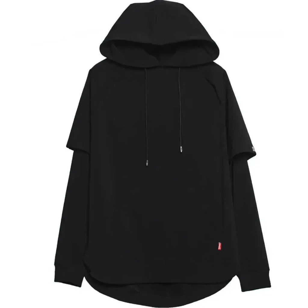 Harajuku Layered Techwear Hoodie