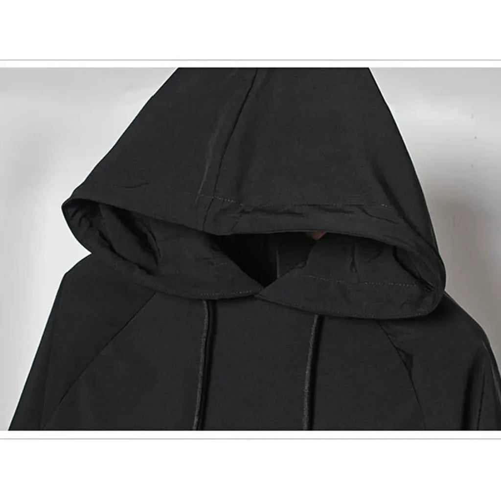 Harajuku Layered Techwear Hoodie