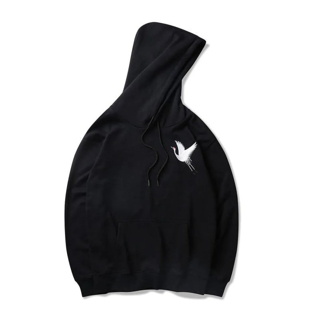 Harajuku Style Embroidered Hoodie