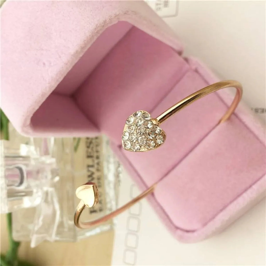 Women's Heart Shaped Bracelet