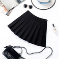 Plaid Preppy Skirt – Harajuku Pleated Mini High Waist Skirt