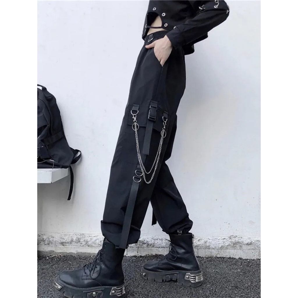 High Waist Streetwear Pants