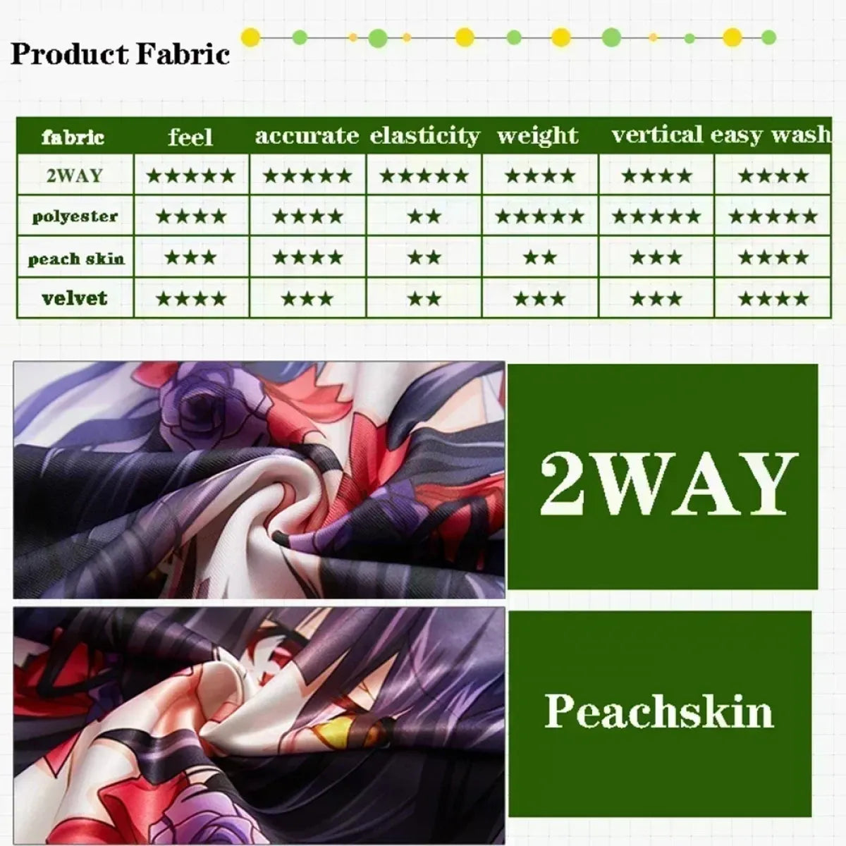 March 7th 2WAY Dakimakura – Honkai Star Rail Anime Pillow Case