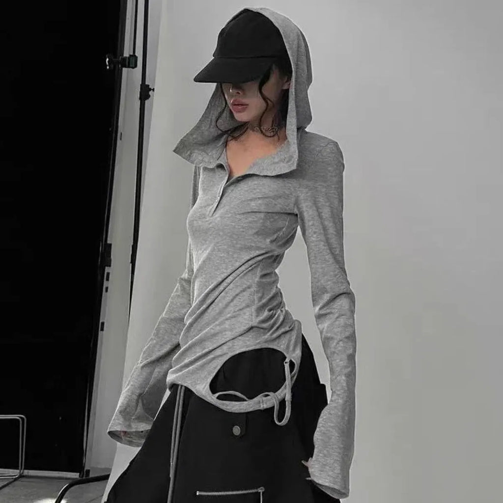 Harajuku Punk Style Hooded Shirt