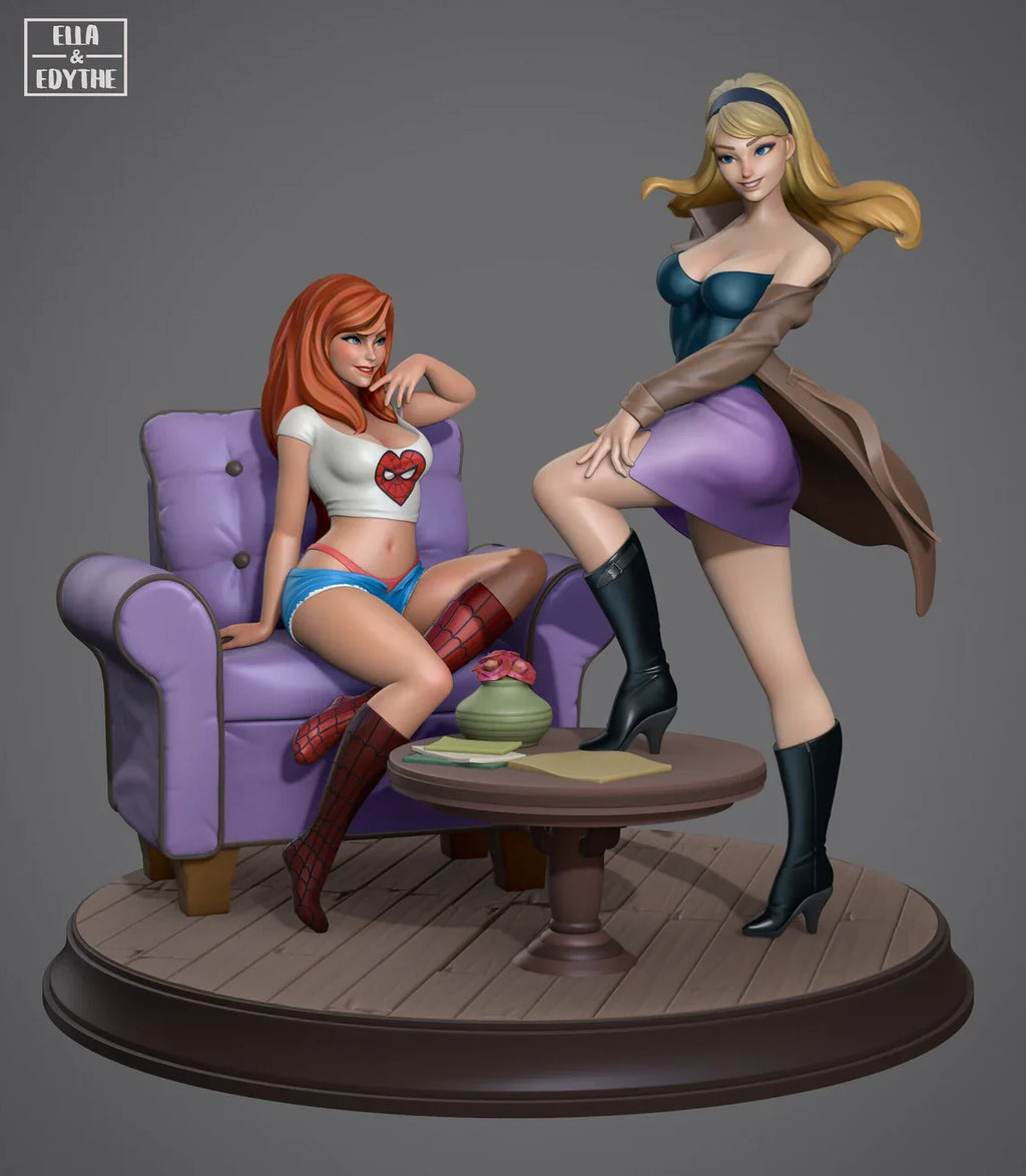 MJ and Gwen - Marvel Comics (Fan Art) - 1:10 scale