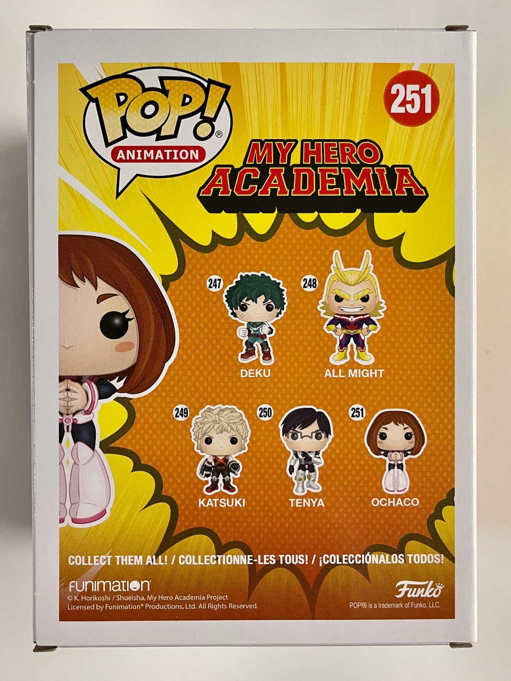 Funko Pop! Animation Ochaco Uraraka #251 My Hero Academia MHA Uravity