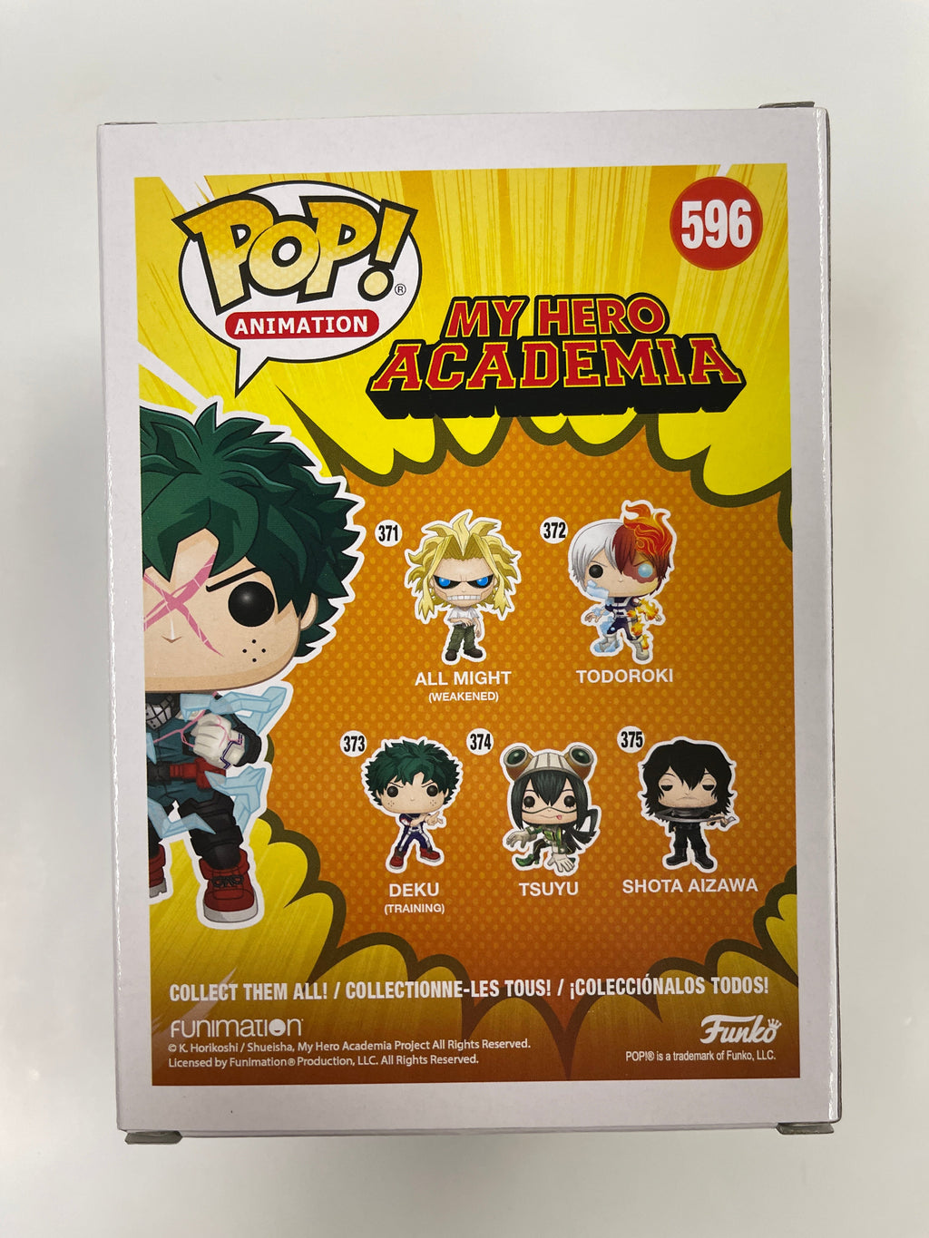Funko Pop! Deku (Full Cowling) #596 My Hero Academia MHA 2019 EE Glow Exclusive