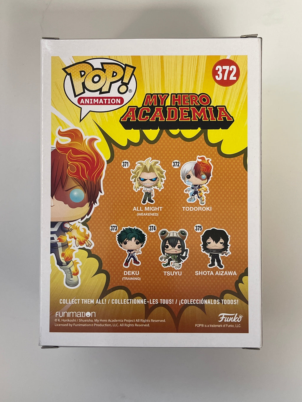 Funko Pop! Animation Shoto Todoroki #372 My Hero Academia MHA 2018 Vaulted