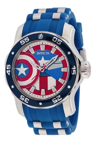 INVICTA MARVEL CAPTAIN AMERICA QUARTZ 48MM WATCH