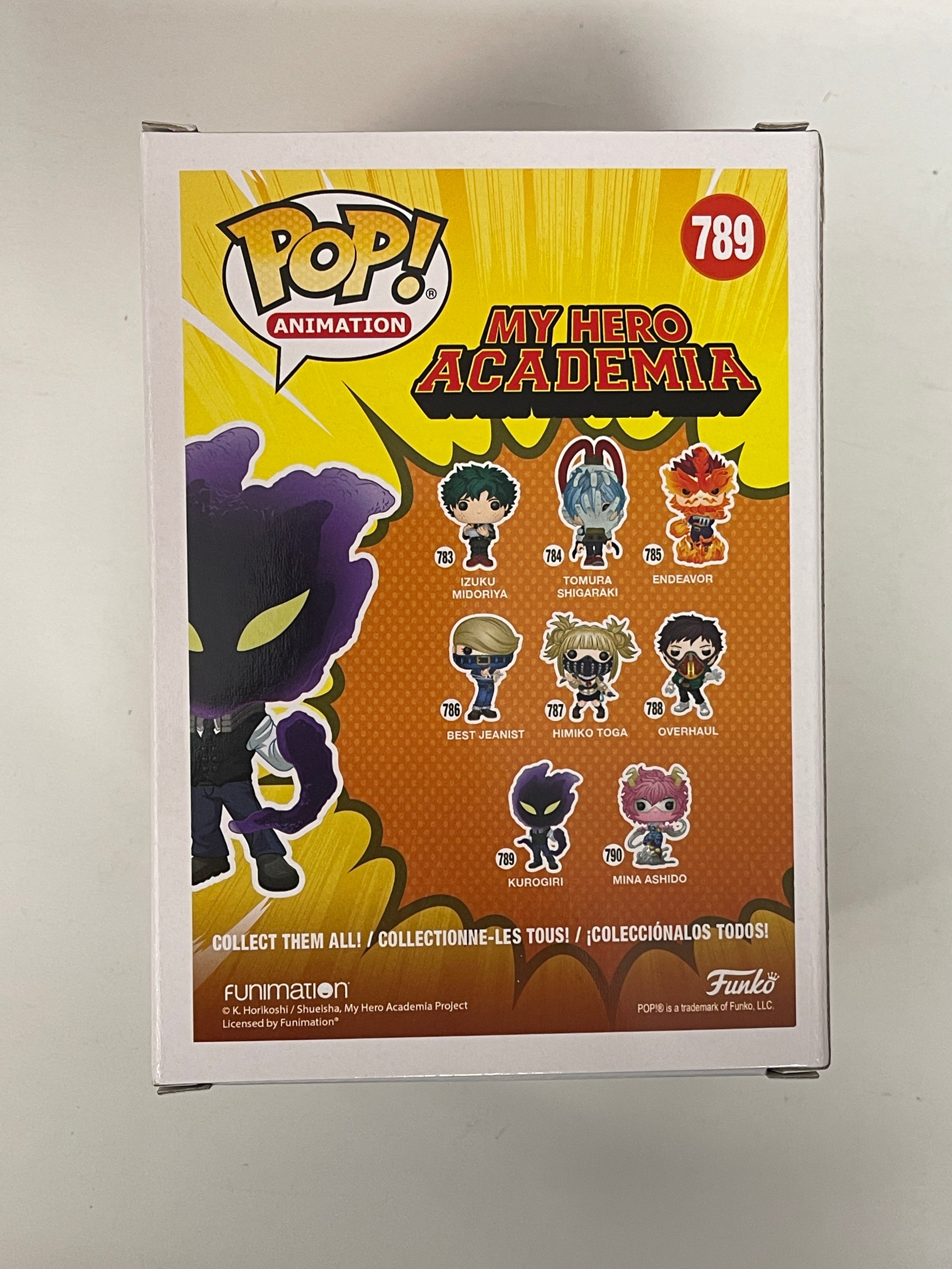 Funko Pop! Animation Kurogiri #789 My Hero Academia MHA 2020 Villain
