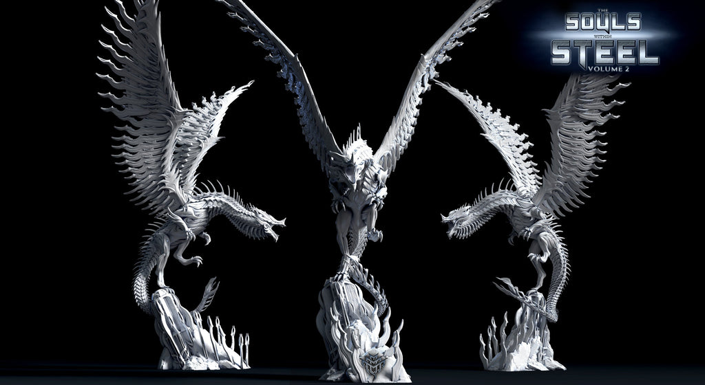 Inconcel Dragon - Massive Cyber-Dragon Miniature