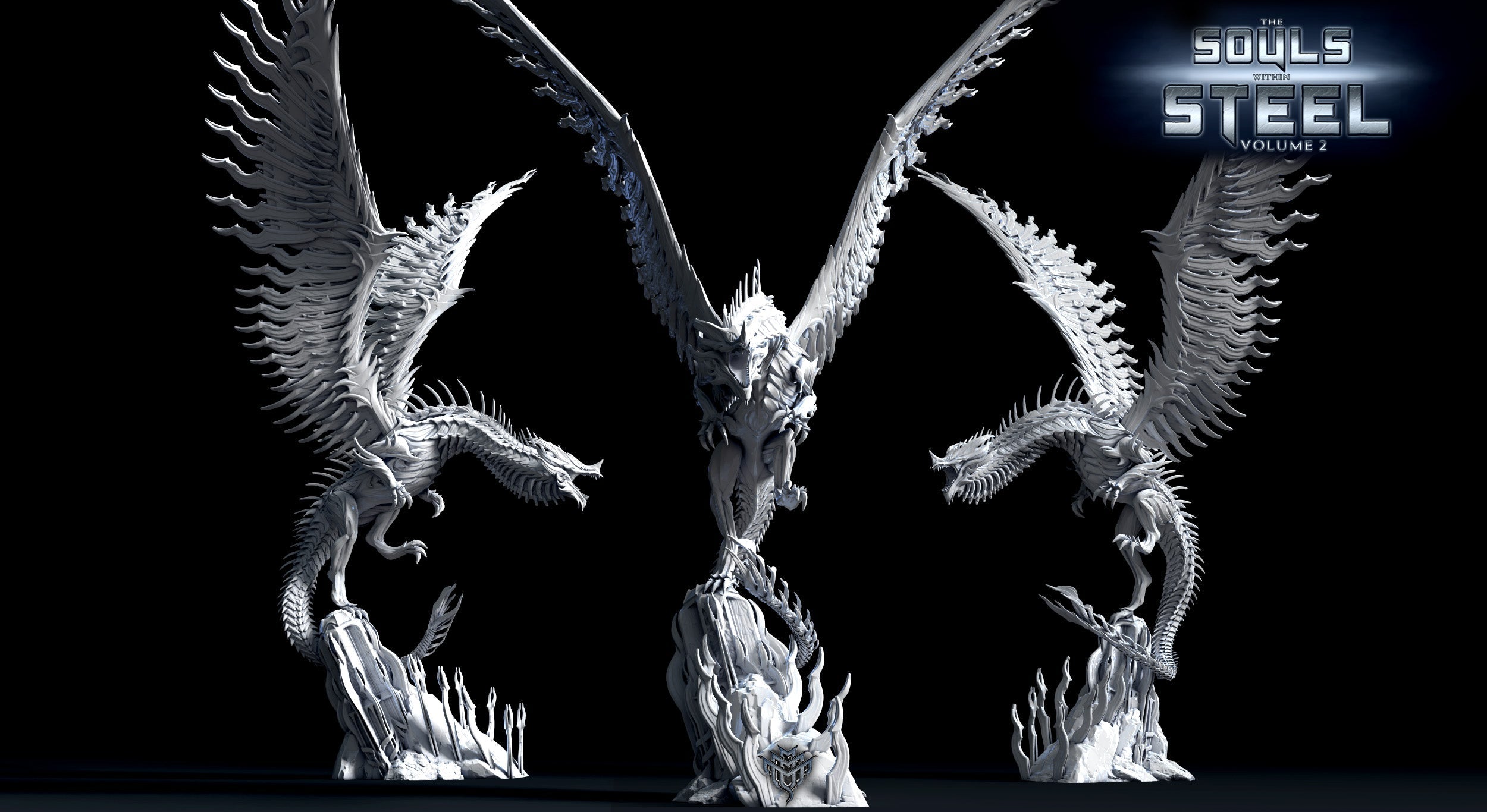 Inconcel Dragon - Massive Cyber-Dragon Miniature