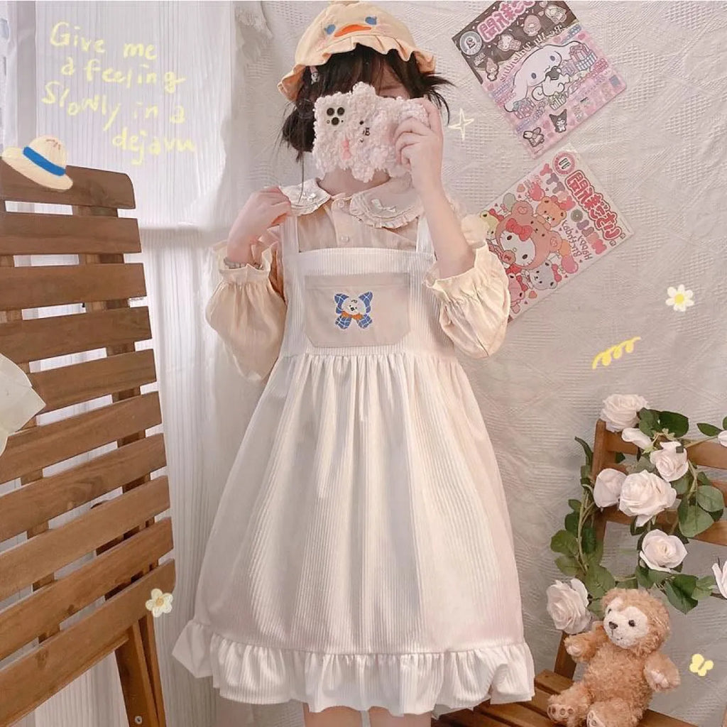 Lolita Dress With Puppy Bowknot