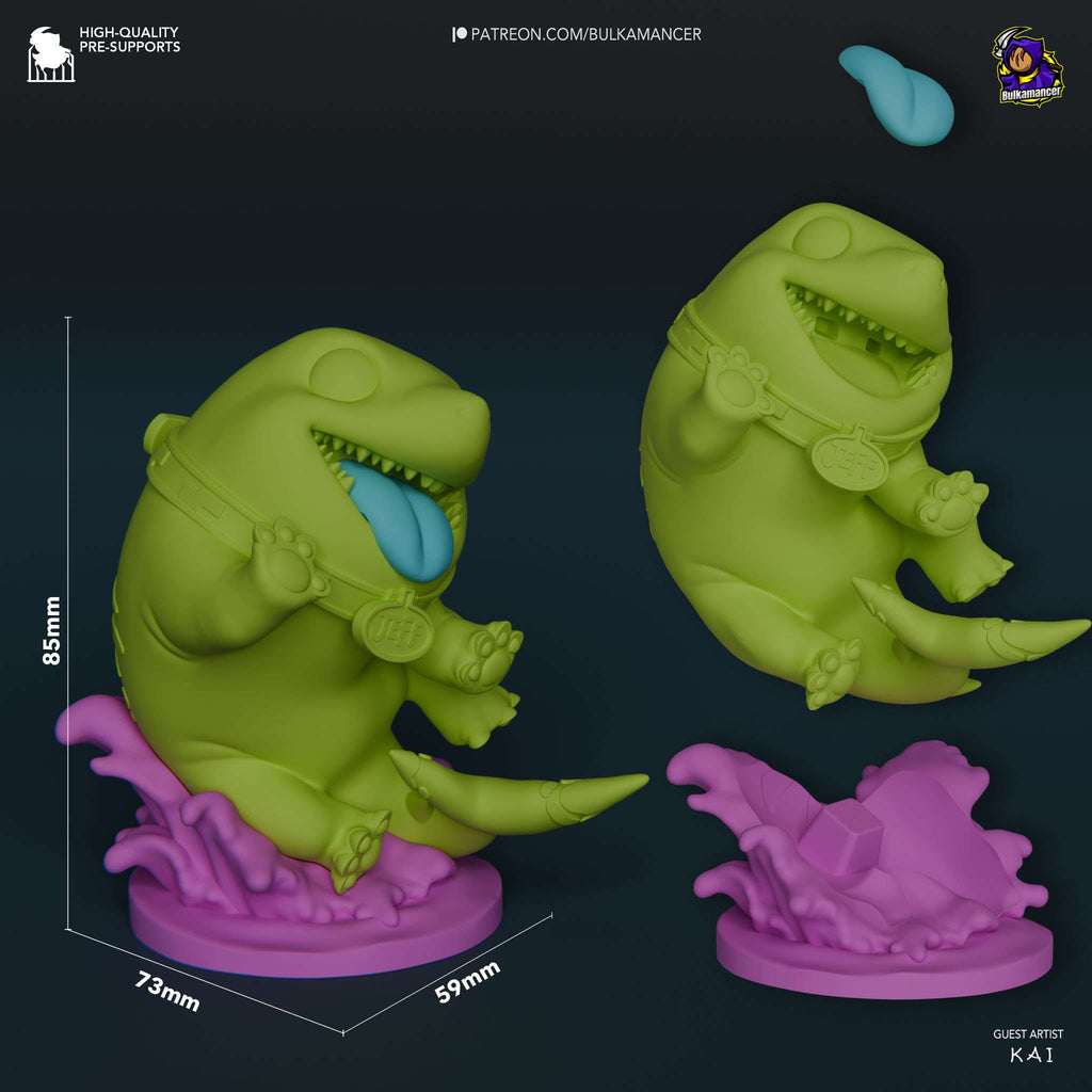 Chibi Jeff the Shark - Marvel Rivals Figure