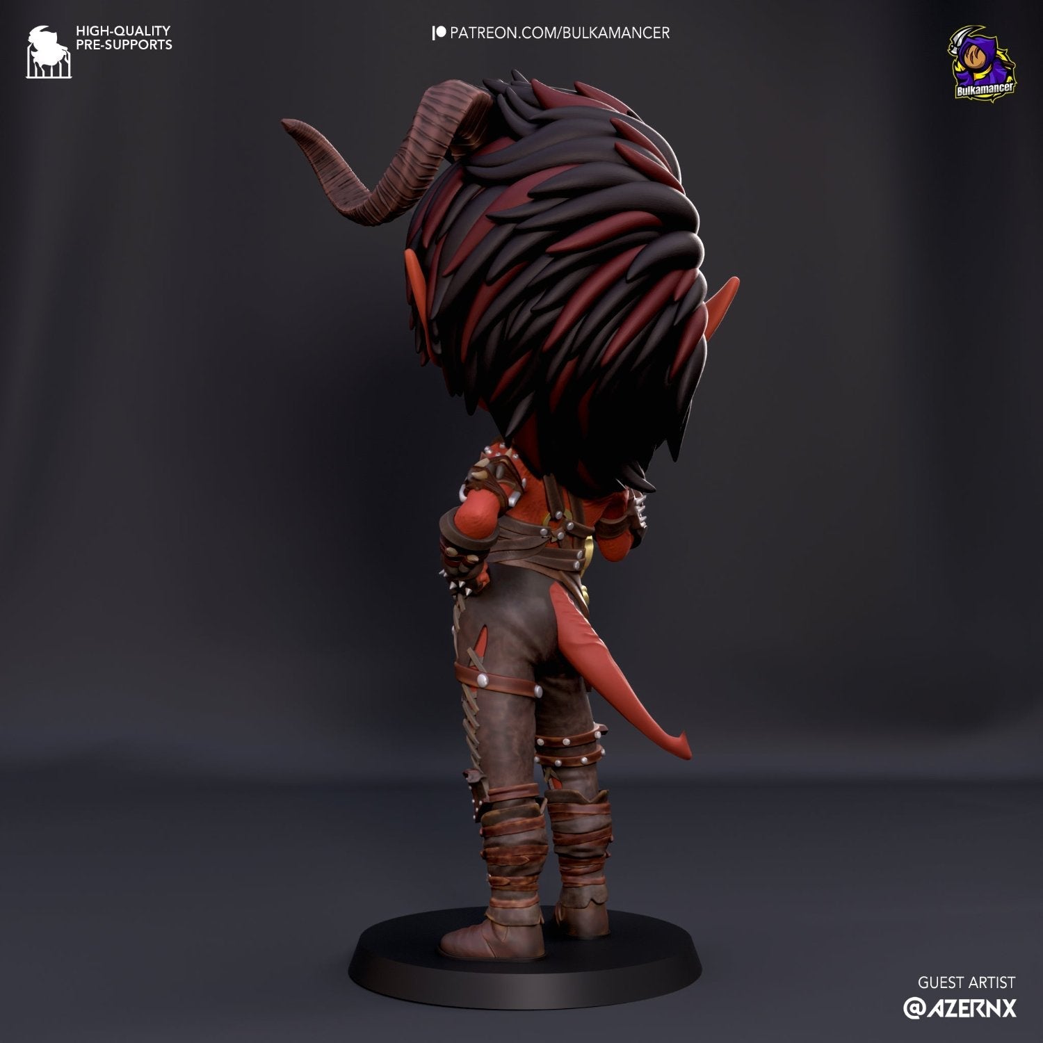 Chibi Karlach - Baldur's Gate 3 Figure