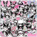 Kawaii Kuromi Stickers: Waterproof Decals