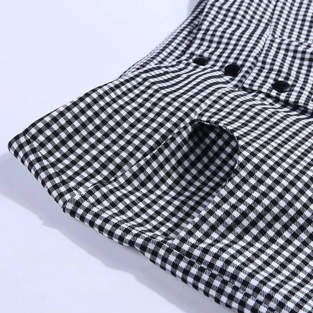Korean Plaid Pants