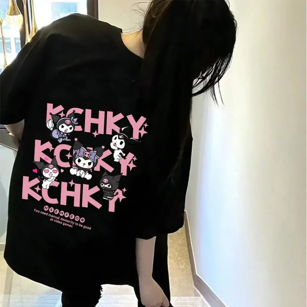 Harajuku Kuromi Cartoon T-Shirt