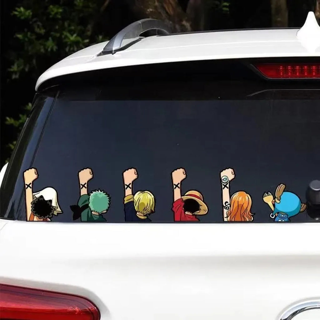 One Piece Luffy Car Sticker - Decorative Bumper Sticker
