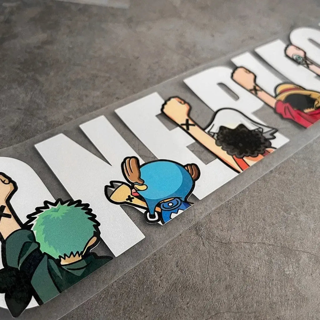 One Piece Luffy Car Sticker - Decorative Bumper Sticker