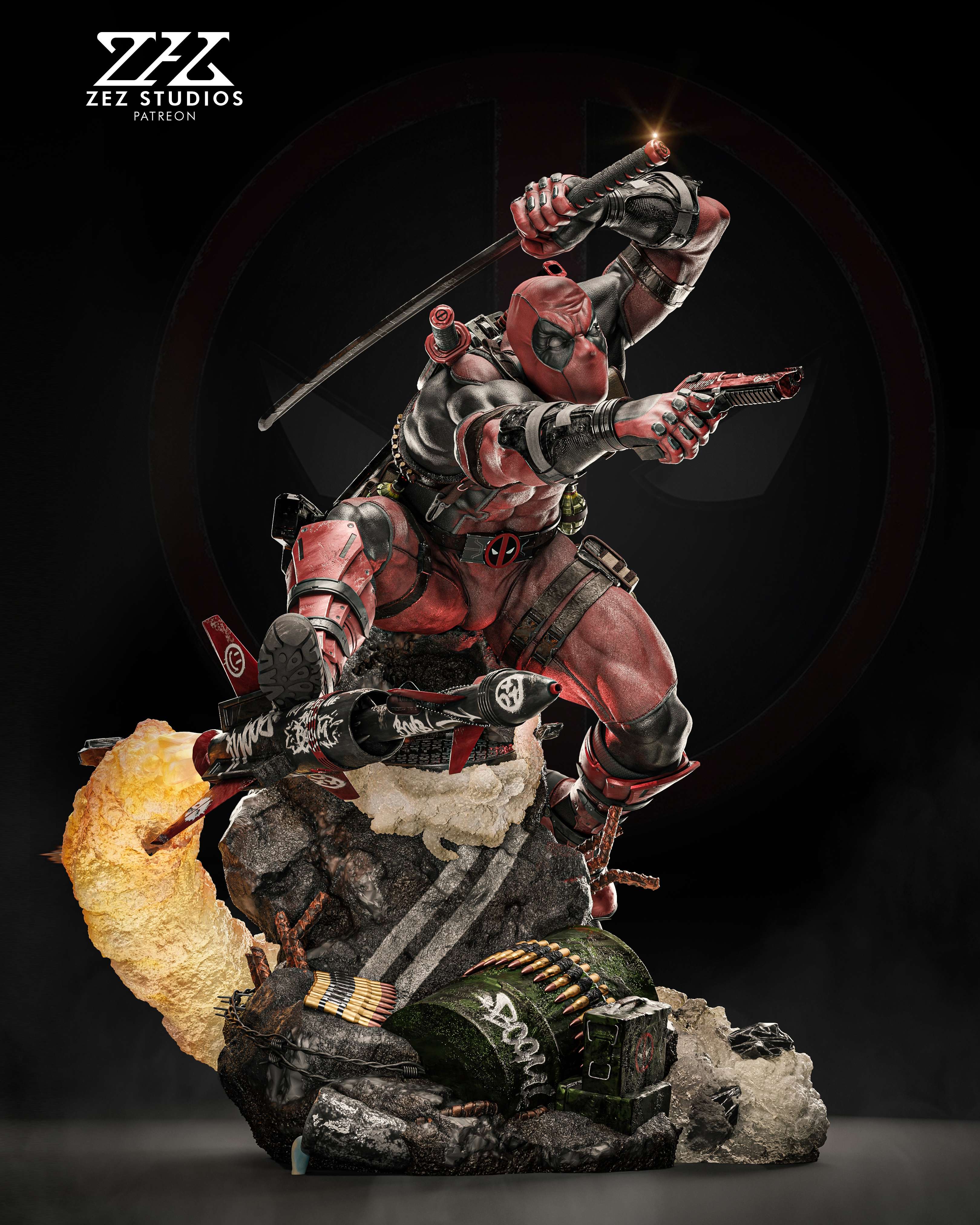 Deadpool - Marvel Comics  - 1:4 Scale