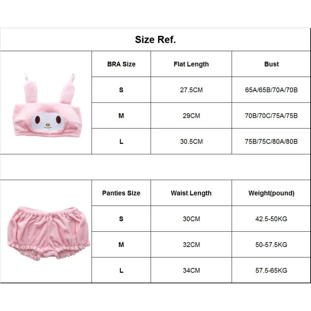 My Melody Cinnamoroll Pajama Two Piece Set
