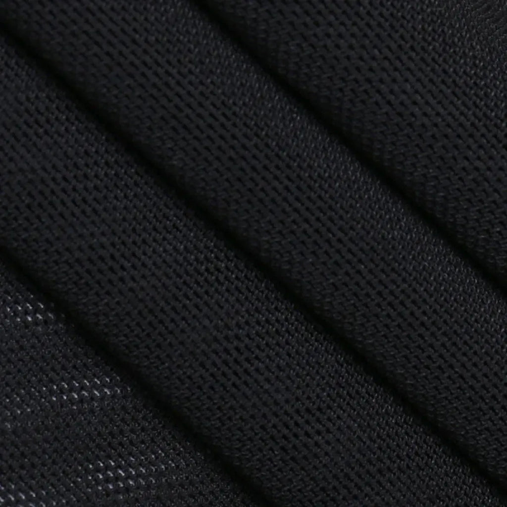 Punk Gothic Eyelet Mesh Skirt