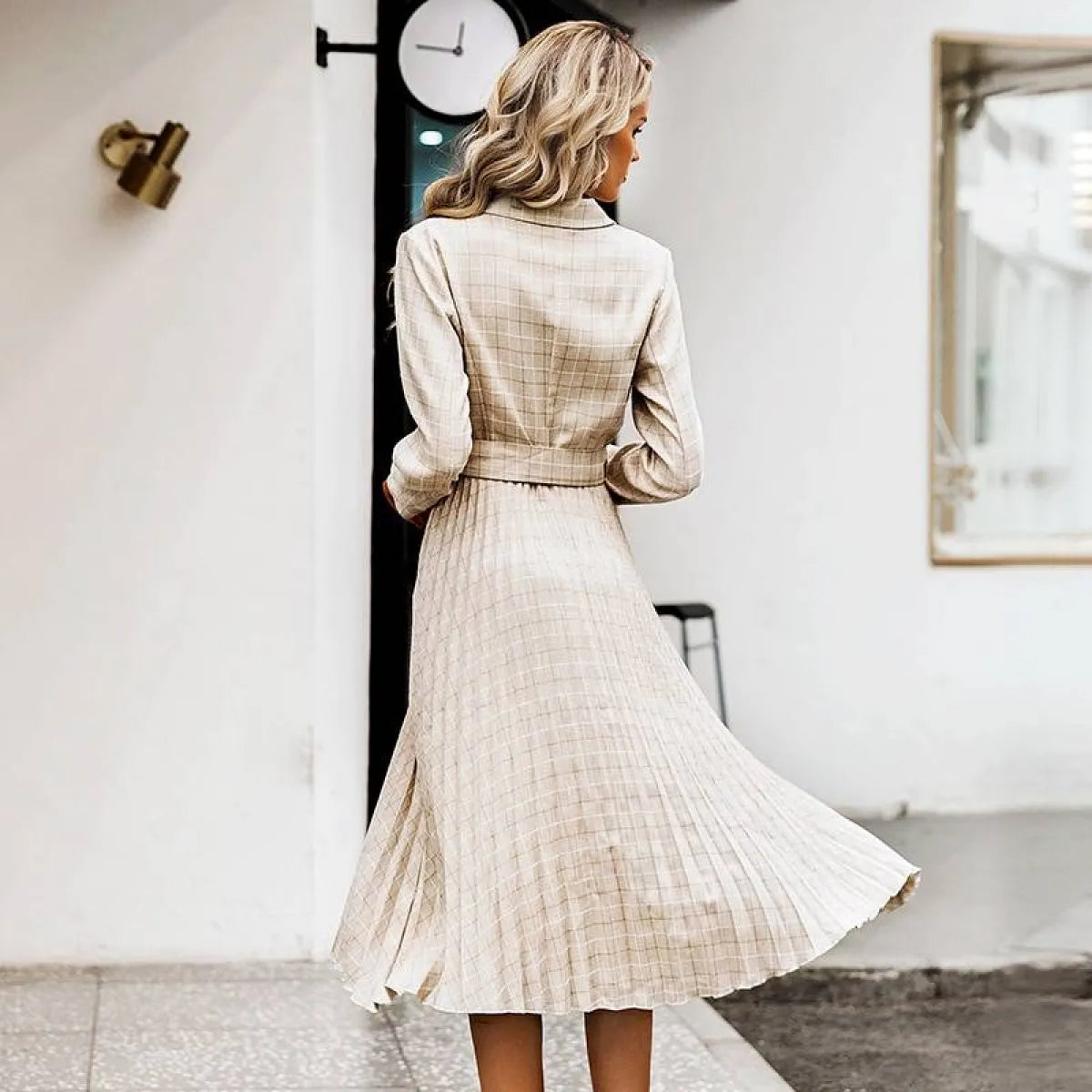 Midi Length Blazer Dress