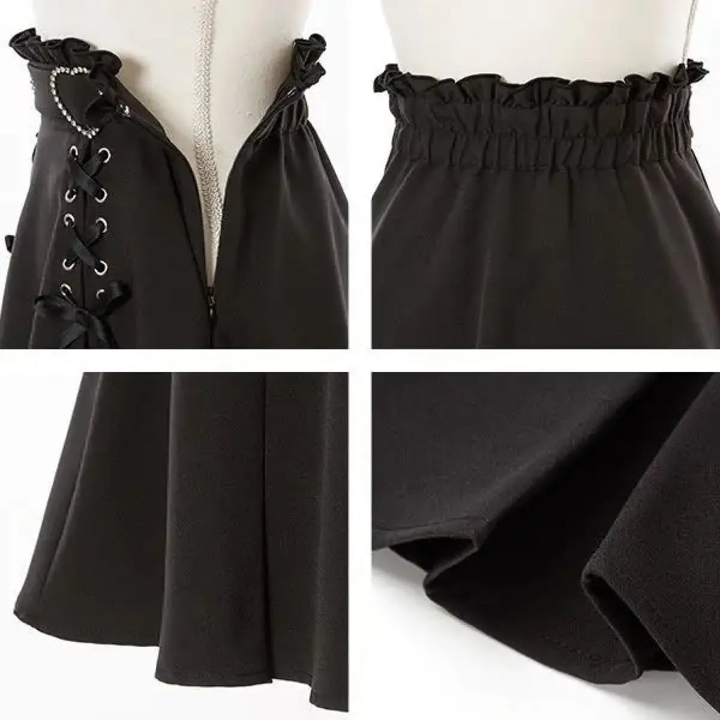 Harajuku Slim Fit Mini Skirt