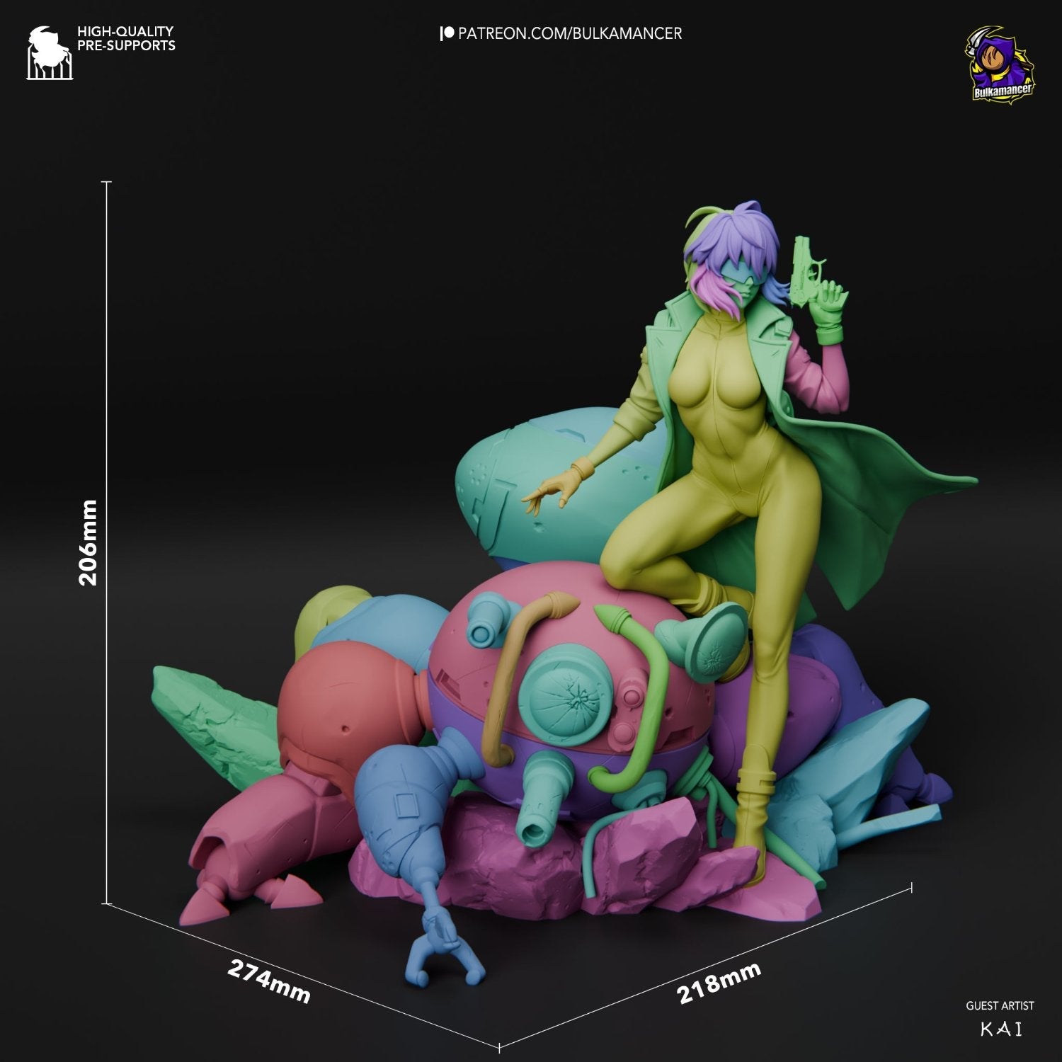 Motoko Kusanagi - Ghost in the Shell - 1:8 Scale Figure