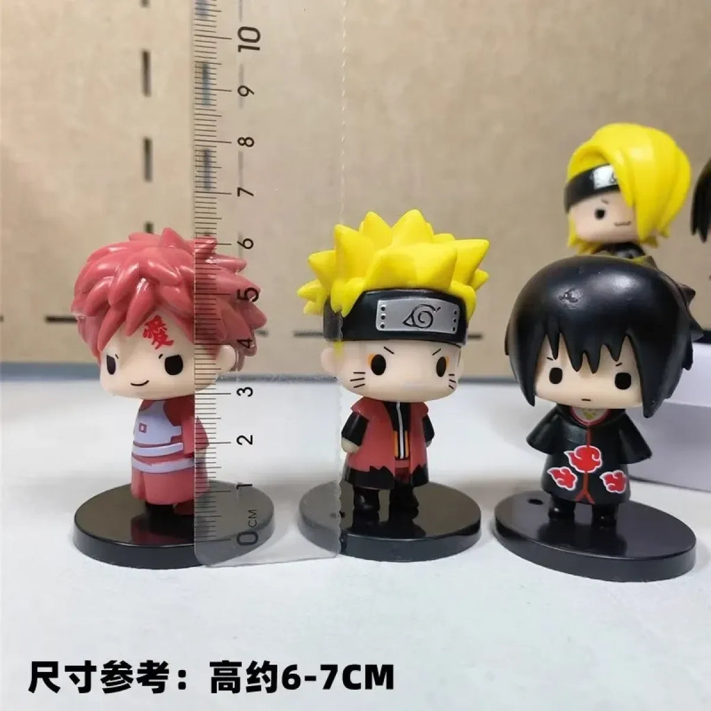 Naruto Q Version PVC Figures Set – Cute Anime Action Figures Collection