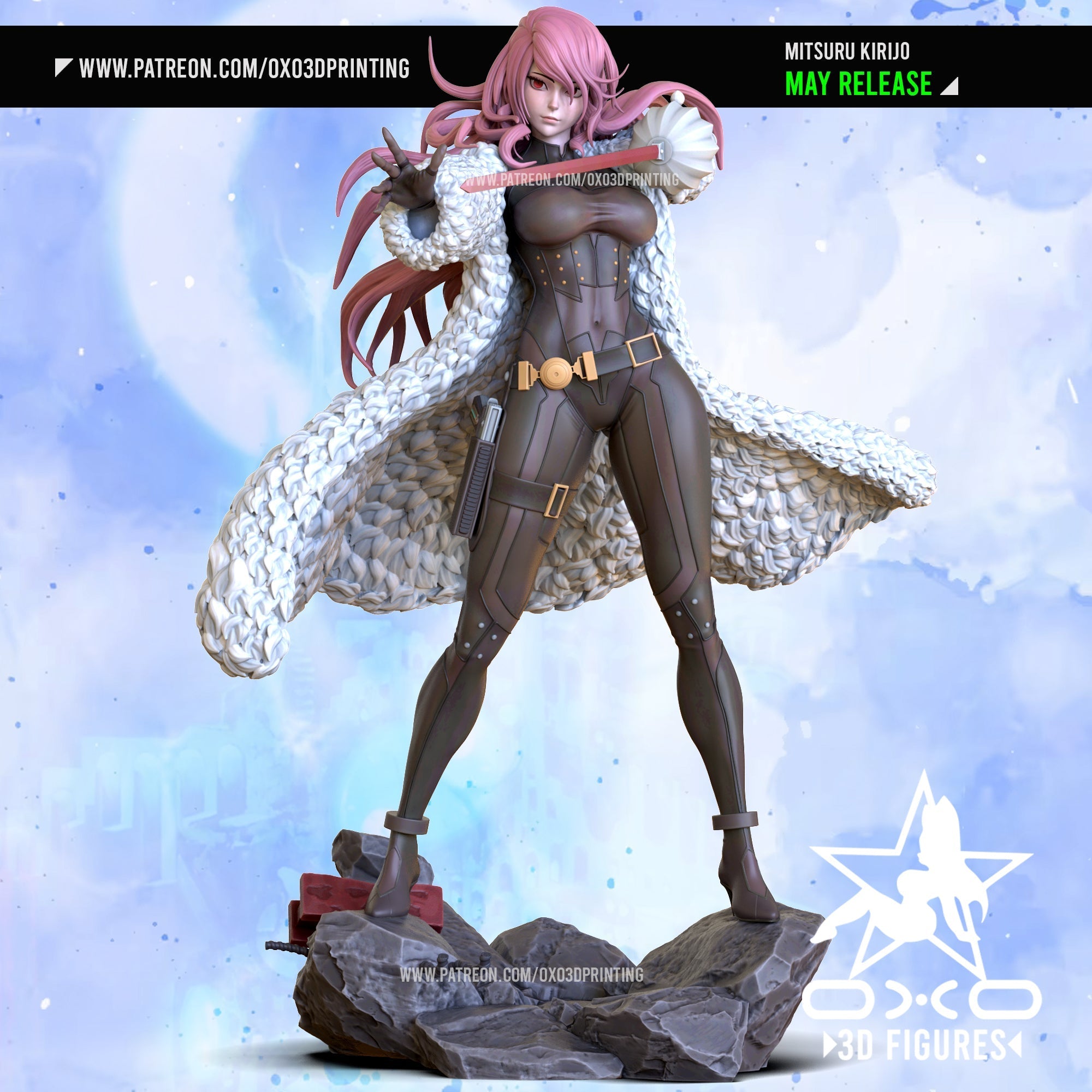 Mitsuru Kirij - Persona - (SFW/NSFW 18+) 1:10 Scale