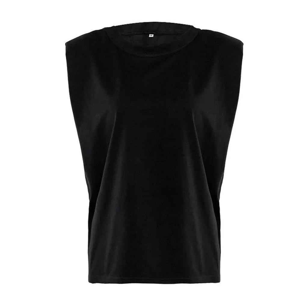 Ladies Padded Shoulder Blouse
