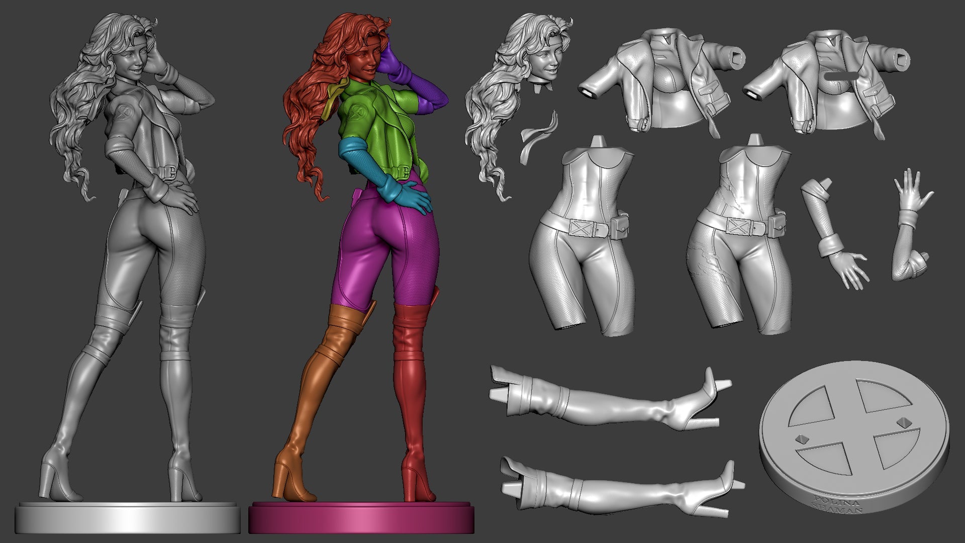 Rogue - Marvel Comics / X-Men (SFW/NSFW 18+) - 1:8 Scale Figure