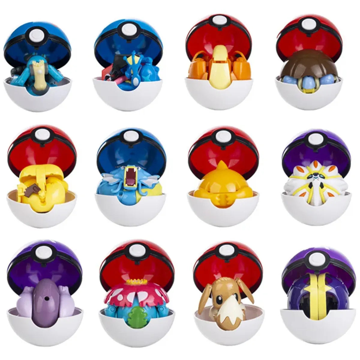 Pokemon Deformation Figures - Pikachu & Friends Collectibles