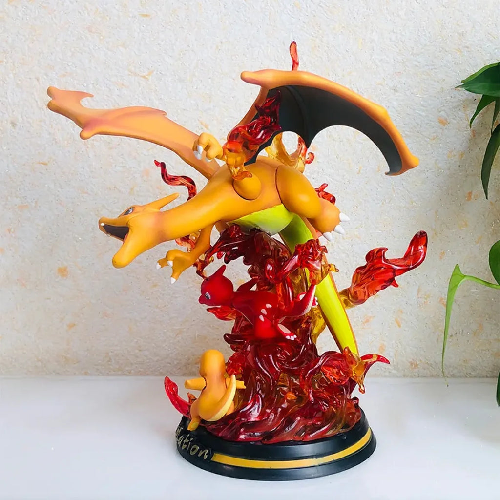 Pokemon Evolution Figures - Charizard, Eevee, Mewtwo, Gengar