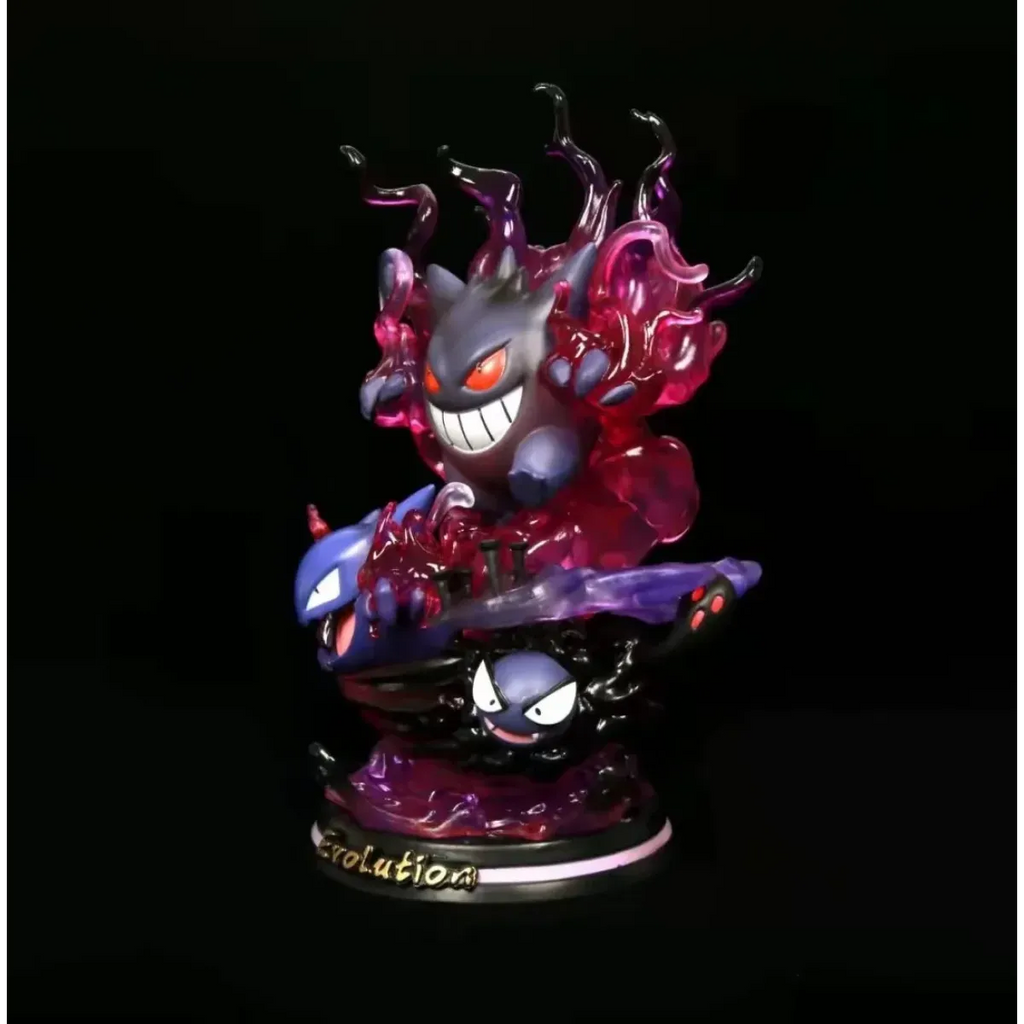 Pokemon Evolution Figures - Charizard, Eevee, Mewtwo, Gengar