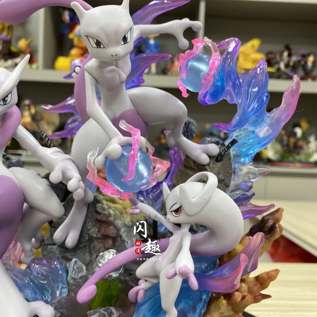 Pokemon Evolution Figures - Charizard, Eevee, Mewtwo, Gengar
