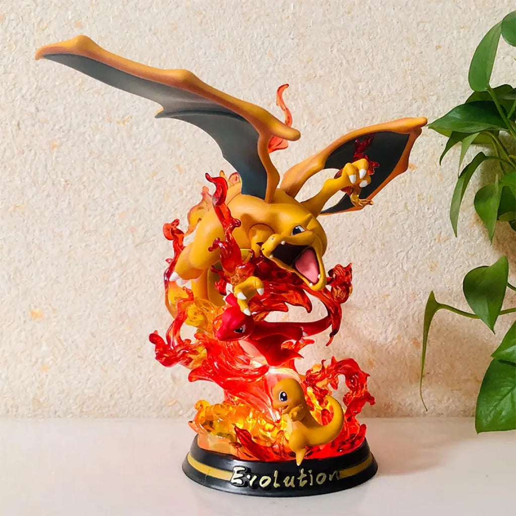Pokemon Evolution Figures - Charizard, Eevee, Mewtwo, Gengar