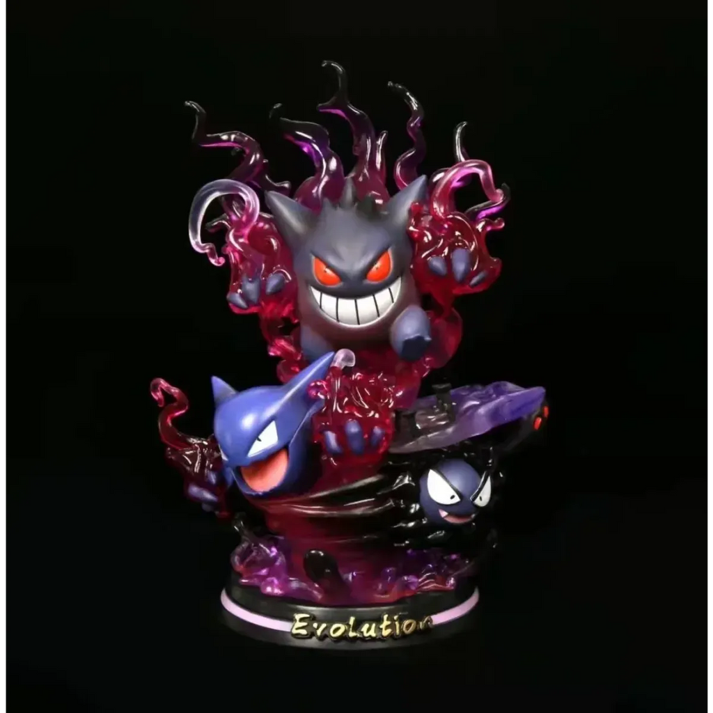 Pokemon Evolution Figures - Charizard, Eevee, Mewtwo, Gengar