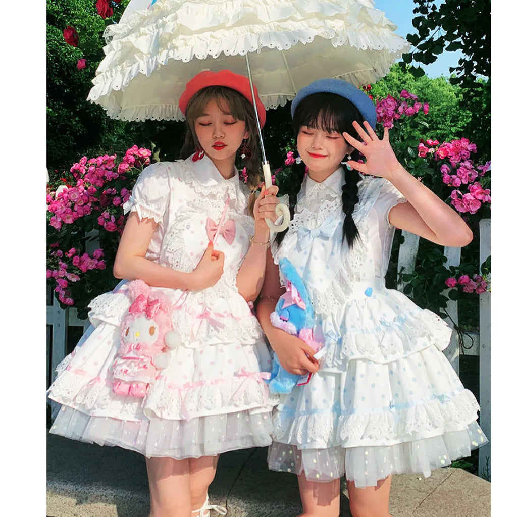 Lolita Sweet Love Polka Dot Dress