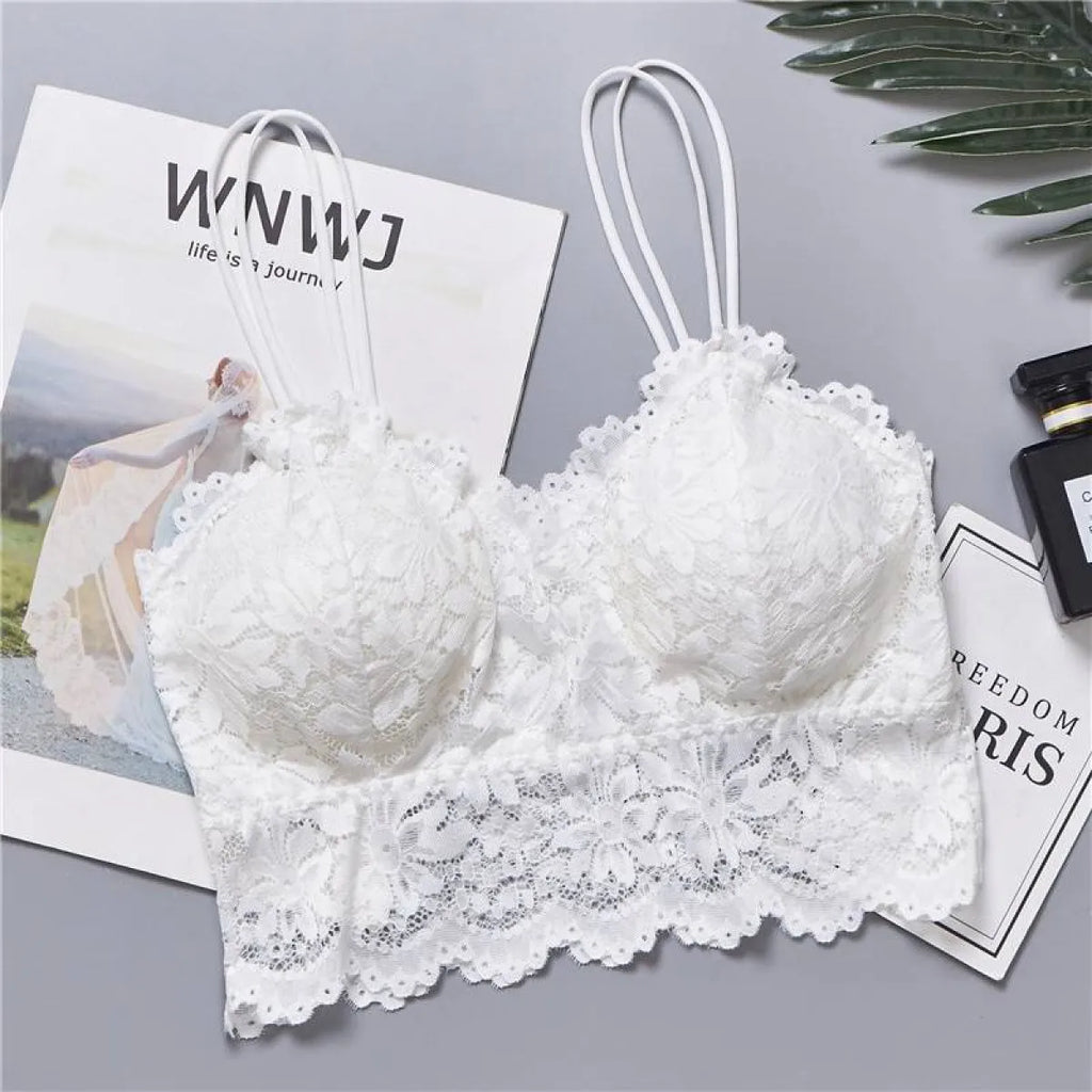 Lace V Neck Bralette